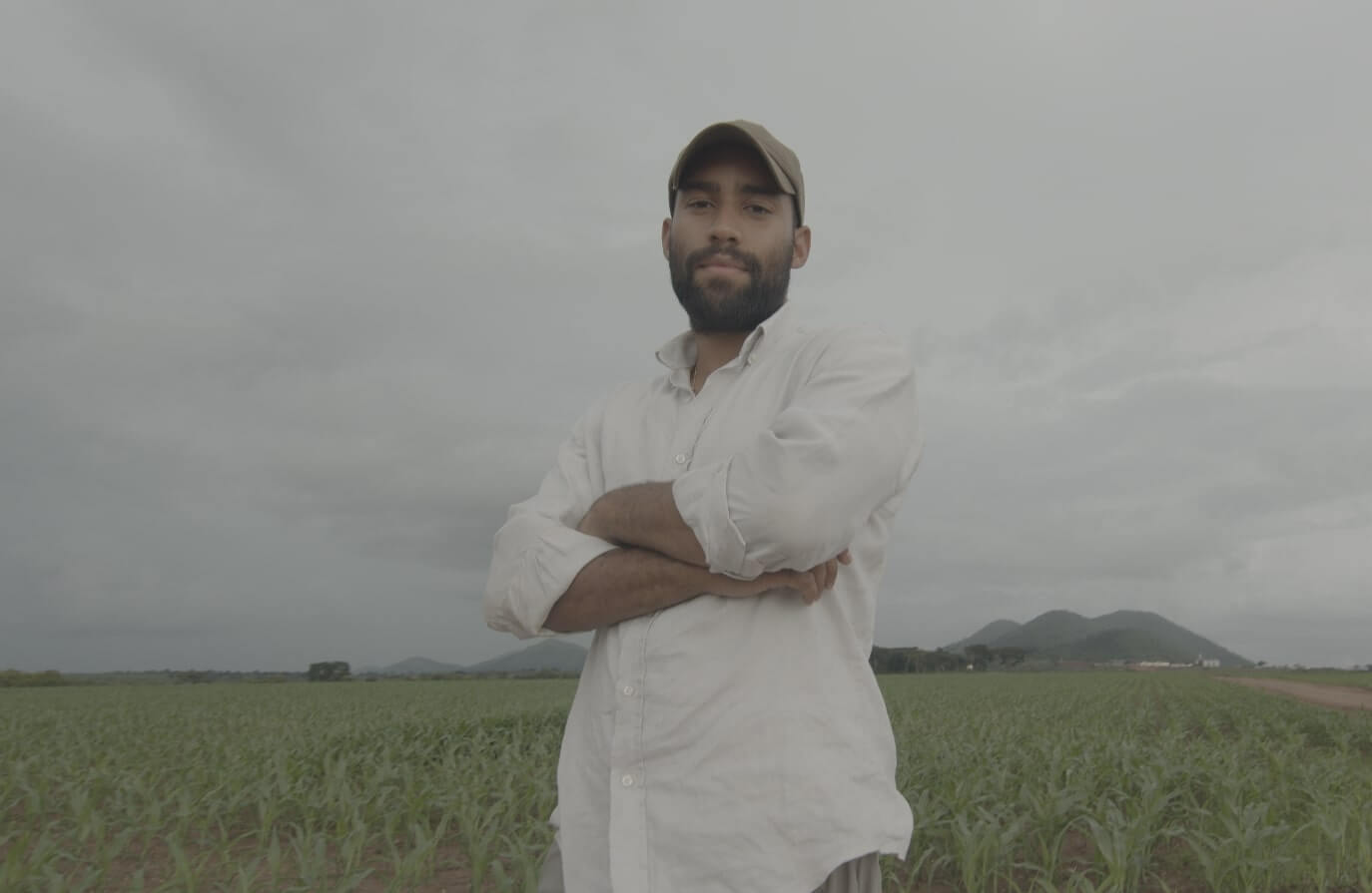 Man looking at camera with crossed arms