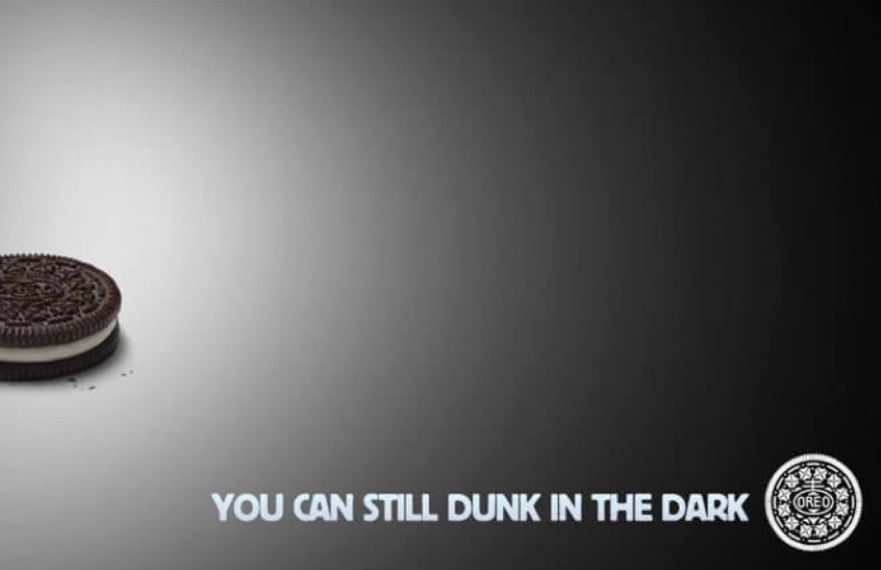 Oreo - You can still dunk in the dark Super Bowl